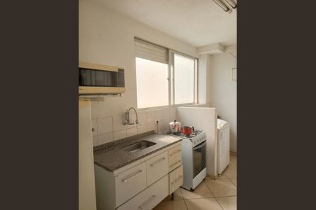 Cozinha de apartamento à venda com 2 quartos, 54m² em Parque Marajoara, Santo André