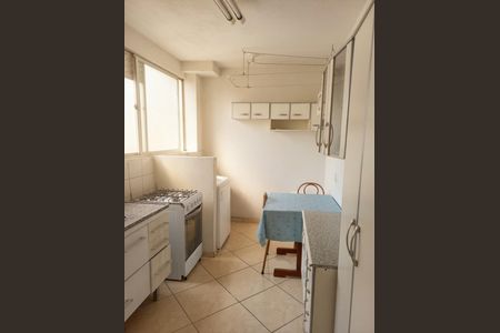 Cozinha de apartamento à venda com 2 quartos, 54m² em Parque Marajoara, Santo André