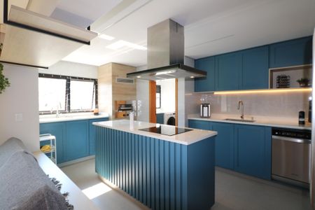 Cozinha de apartamento à venda com 3 quartos, 127m² em Barcelona, São Caetano do Sul