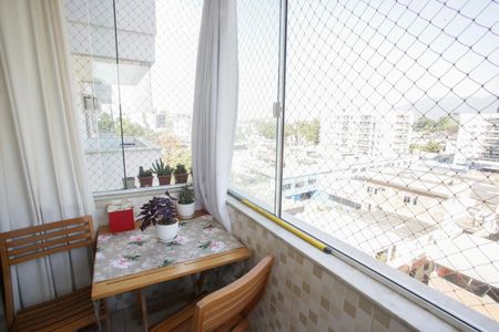 Varanda da Sala de apartamento à venda com 2 quartos, 69m² em Taquara, Rio de Janeiro