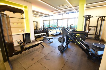 Área comum - Academia de apartamento para alugar com 3 quartos, 145m² em Nova Campinas, Campinas