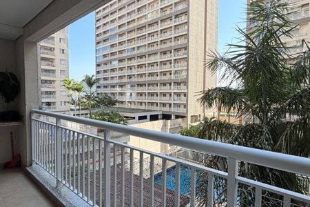 Varanda de apartamento para alugar com 1 quarto, 49m² em Vila Mathias, Santos