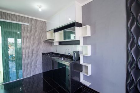 Cozinha  de kitnet/studio para alugar com 1 quarto, 29m² em Jardim Simus, Sorocaba