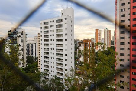 Vista da Varanda da Sala de apartamento para alugar com 3 quartos, 131m² em Vila Andrade, São Paulo