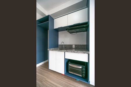 Cozinha de kitnet/studio para alugar com 1 quarto, 26m² em Penha de França, São Paulo