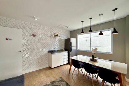 Lounge de kitnet/studio para alugar com 1 quarto, 27m² em Brooklyn, São Paulo