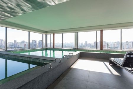 Área comum - Piscina de kitnet/studio à venda com 1 quarto, 31m² em Indianópolis, São Paulo