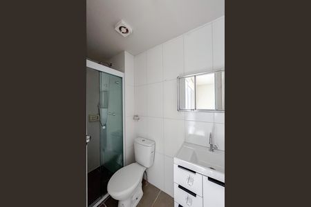 Banheiro de kitnet/studio para alugar com 1 quarto, 29m² em Mooca, São Paulo
