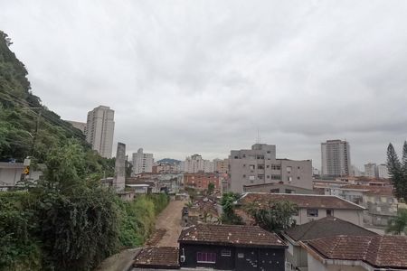 Vista da Sala de estar de apartamento para alugar com 1 quarto, 41m² em Marapé, Santos