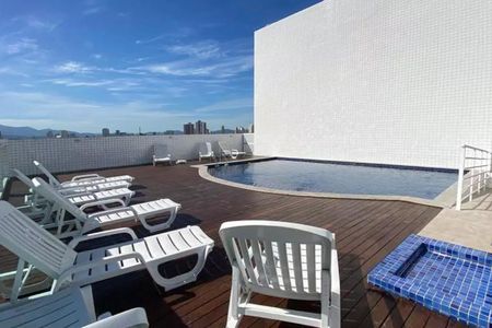 Área Comum - Piscina de apartamento para alugar com 1 quarto, 41m² em Marapé, Santos