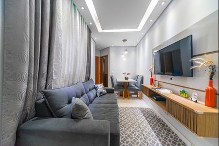 Sala de apartamento para alugar com 2 quartos, 40m² em Parque Erasmo Assunção, Santo André