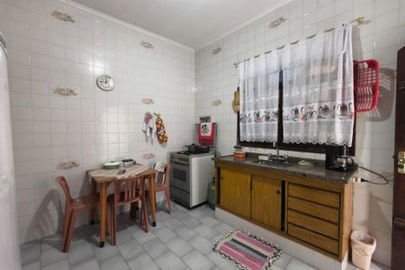 Cozinha  de casa para alugar com 1 quarto, 82m² em Maracanã, Praia Grande