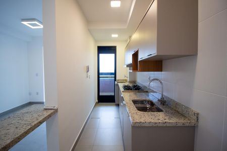 Cozinha de apartamento para alugar com 1 quarto, 48m² em Jardim Guaruja, Sorocaba