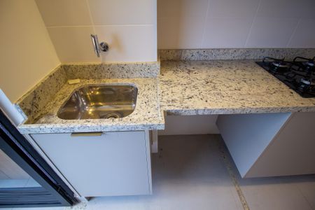 Área de Serviço de apartamento para alugar com 1 quarto, 48m² em Jardim Guaruja, Sorocaba