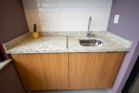 Varanda da Sala de apartamento para alugar com 1 quarto, 48m² em Jardim Guaruja, Sorocaba