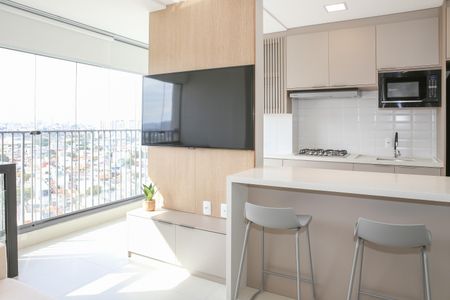Sala de apartamento para alugar com 2 quartos, 52m² em Vila Anastácio, São Paulo
