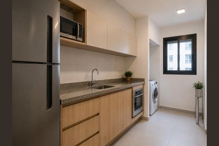 Cozinha de apartamento à venda com 2 quartos, 39m² em Jardim São Luís, São Paulo
