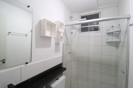 Banheiro Social de apartamento para alugar com 2 quartos, 55m² em Shopping Park, Uberlândia