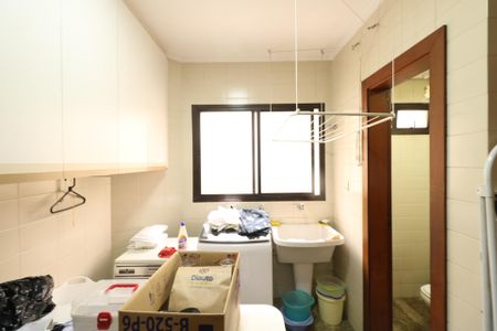 Área de Serviço de apartamento à venda com 4 quartos, 226m² em Santo Antônio, São Caetano do Sul