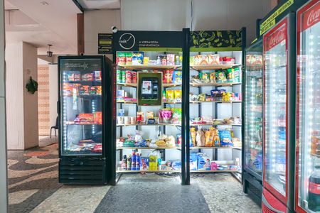 Área Comum - Mercado de kitnet/studio à venda com 1 quarto, 20m² em Botafogo, Rio de Janeiro