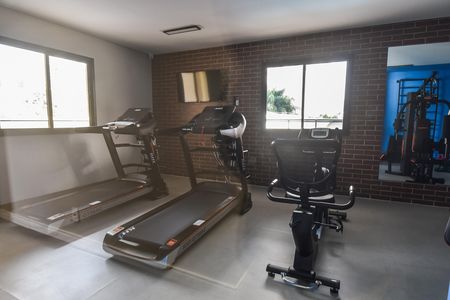 Área comum - Academia de apartamento para alugar com 1 quarto, 43m² em Vila Mariana, São Paulo