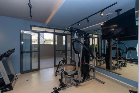 Área comum - Academia de kitnet/studio para alugar com 1 quarto, 27m² em Tucuruvi, São Paulo