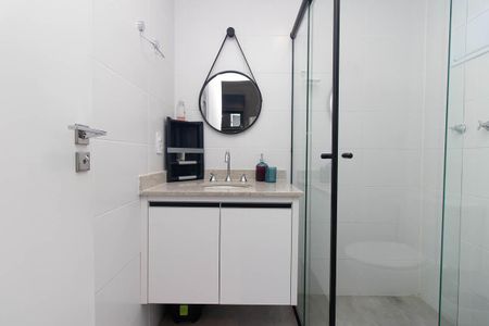 Banheiro de kitnet/studio à venda com 1 quarto, 27m² em Tucuruvi, São Paulo