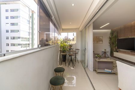 Varanda da Sala de apartamento à venda com 3 quartos, 93m² em Itapoã, Belo Horizonte