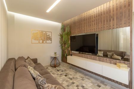 Sala de apartamento à venda com 3 quartos, 93m² em Itapoã, Belo Horizonte