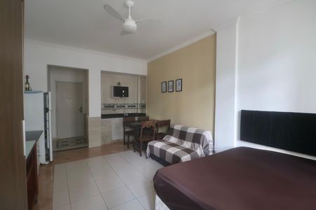 Sala de apartamento para alugar com 1 quarto, 35m² em Centro, Guarujá