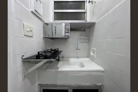 Cozinha de kitnet/studio à venda com 1 quarto, 30m² em Botafogo, Rio de Janeiro