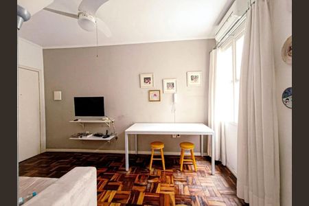 Sala de apartamento para alugar com 1 quarto, 40m² em Menino Deus, Porto Alegre