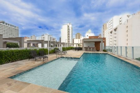 Área Comum - Piscina de kitnet/studio para alugar com 1 quarto, 42m² em Centro, Campinas