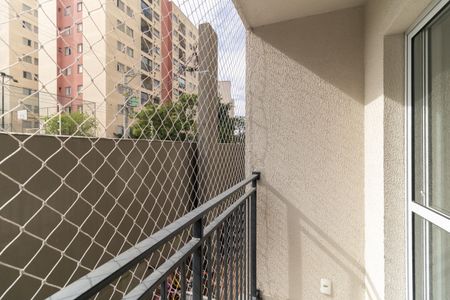Varanda da Sala de apartamento para alugar com 2 quartos, 41m² em Sacoma, São Paulo