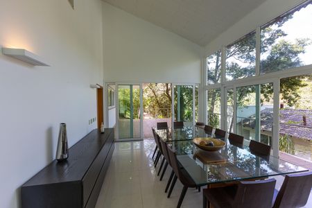 Sala de Jantar de casa de condomínio para alugar com 6 quartos, 610m² em Conde, Nova Lima