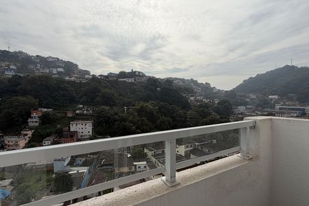 Varanda da Sala de apartamento para alugar com 2 quartos, 43m² em Jabaquara, Santos