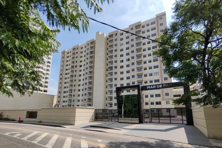 Fachada do condomínio de apartamento para alugar com 2 quartos, 48m² em Colubandê, São Gonçalo