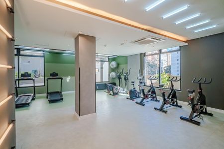 Área comum - Academia de apartamento para alugar com 2 quartos, 36m² em Butantã, São Paulo