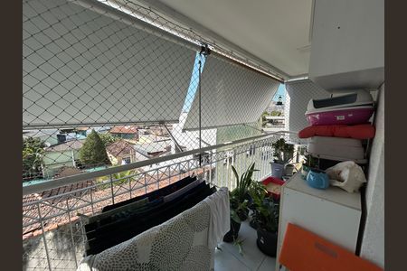 Varanda da Sala de apartamento à venda com 3 quartos, 87m² em Vila Valqueire, Rio de Janeiro
