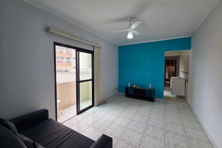 Sala de apartamento para alugar com 1 quarto, 44m² em Vila Tupi, Praia Grande