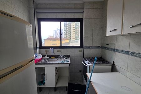 Cozinha de apartamento para alugar com 1 quarto, 44m² em Vila Tupi, Praia Grande