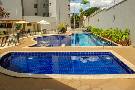 Área comum - Piscina de apartamento para alugar com 2 quartos, 62m² em Setor Negrão de Lima, Goiânia