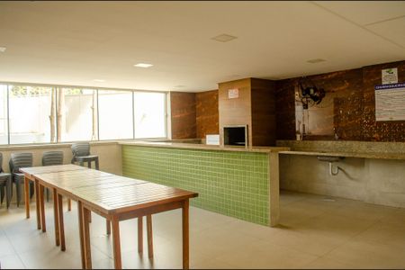 Área comum - Churrasqueira de apartamento para alugar com 2 quartos, 62m² em Setor Negrão de Lima, Goiânia