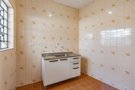 Cozinha de casa para alugar com 1 quarto, 40m² em Vila Água Funda, São Paulo
