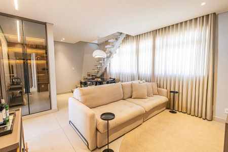sala de apartamento à venda com 4 quartos, 165m² em Santa Amelia, Belo Horizonte