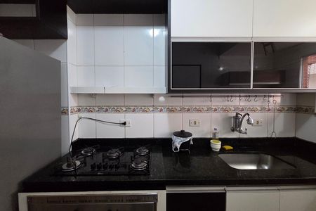 Cozinha de apartamento para alugar com 3 quartos, 98m² em Guilhermina, Praia Grande