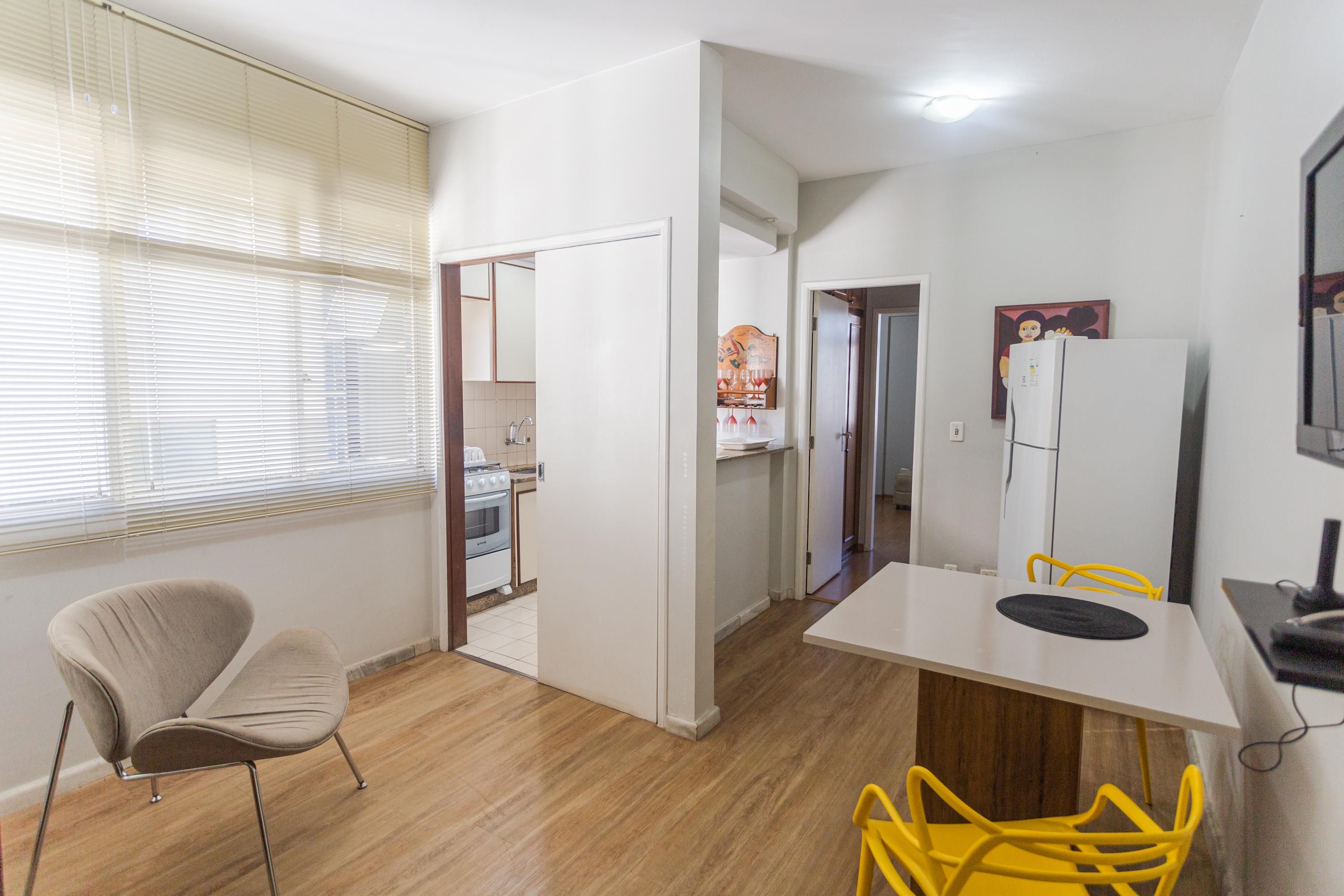 Apartamento com 1 quarto — Funcionários, Belo Horizonte