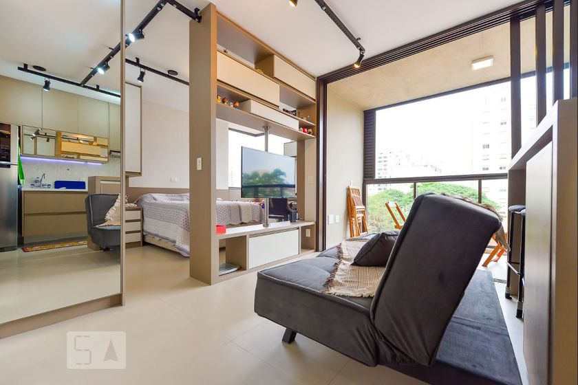 Studio para alugar com 1 quarto em Pinheiros, São Paulo por R 3.500,00