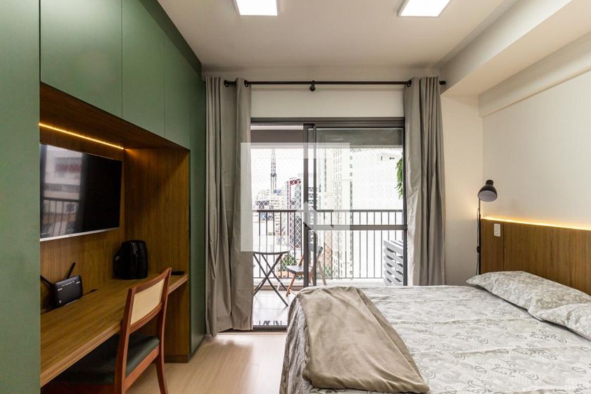 Kitnet-Studio, 28 m² - Foto 1
