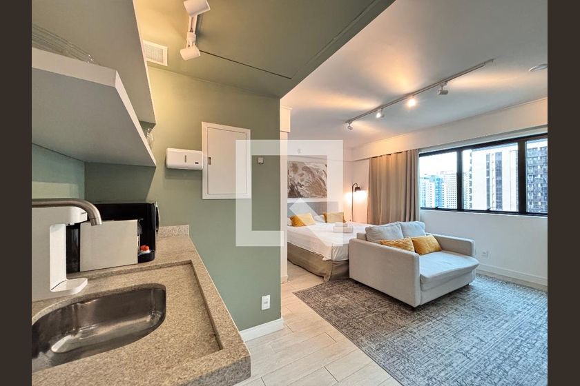 Kitnet-Studio, 32 m² - Foto 1